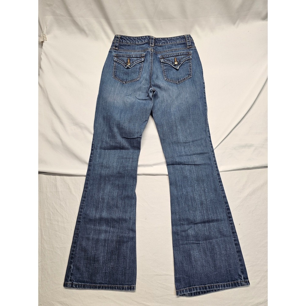 Bella by Dahl BD Womens Bootcut Jeans Size 29 Medium Wash Flap Pocket Denim - Picture 8 of 8